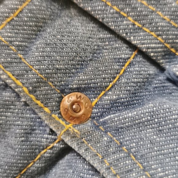 Vintage 80s GWG King Jeans Distressed 34 Union Made Alberta - Picture 10 of 12